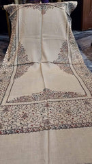 Classic Kashmiri Needle Embroidery Shawl