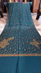 Classic Kashmiri Needle Embroidery Shawl