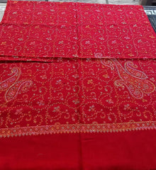 Classic Kashmiri Needle Embroidery Shawl