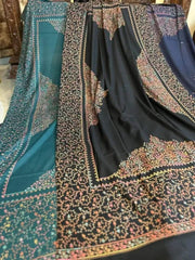 Classic Kashmiri Needle Embroidery Shawl