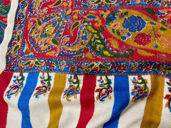 Premium Multicolor Qalamkar Pashmina Cashmere Shawl – Luxurious, Lightweight & Durable