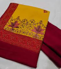 Luxury Pashmina Jamawar Shawl – 4 Side Border with Elegant Embroidered Pallu