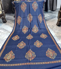 Classic Kashmiri Needle Embroidery Shawl