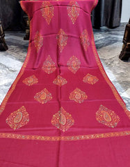 Classic Kashmiri Needle Embroidery Shawl
