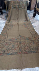 Classic Kashmiri Needle Embroidery Shawl