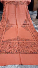 Classic Kashmiri Needle Embroidery Shawl