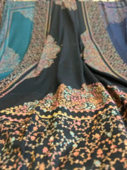 Classic Kashmiri Needle Embroidery Shawl