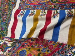 Premium Multicolor Qalamkar Pashmina Cashmere Shawl – Luxurious, Lightweight & Durable