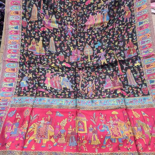 Premium Multicolor kani Pashmina Cashmere Shawl – Luxurious, Lightweight & Durable"
