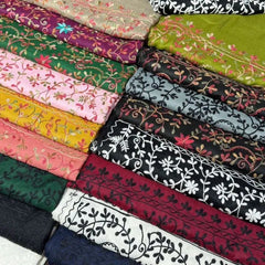 Kashmiri Aari Jaal – Hand Embroidered Stole