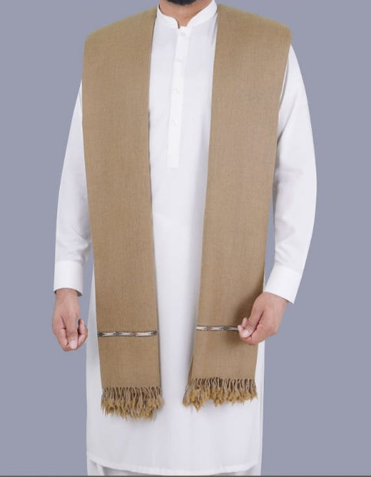 Classic Design Pure Wool Shawl for Men