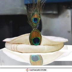 Traditional Chitrali Pakol with Feather – Handmade Wool Cap