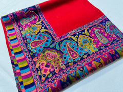 Classic Kashmiri Qalamkar Shawl – Handcrafted Ethnic Fashion